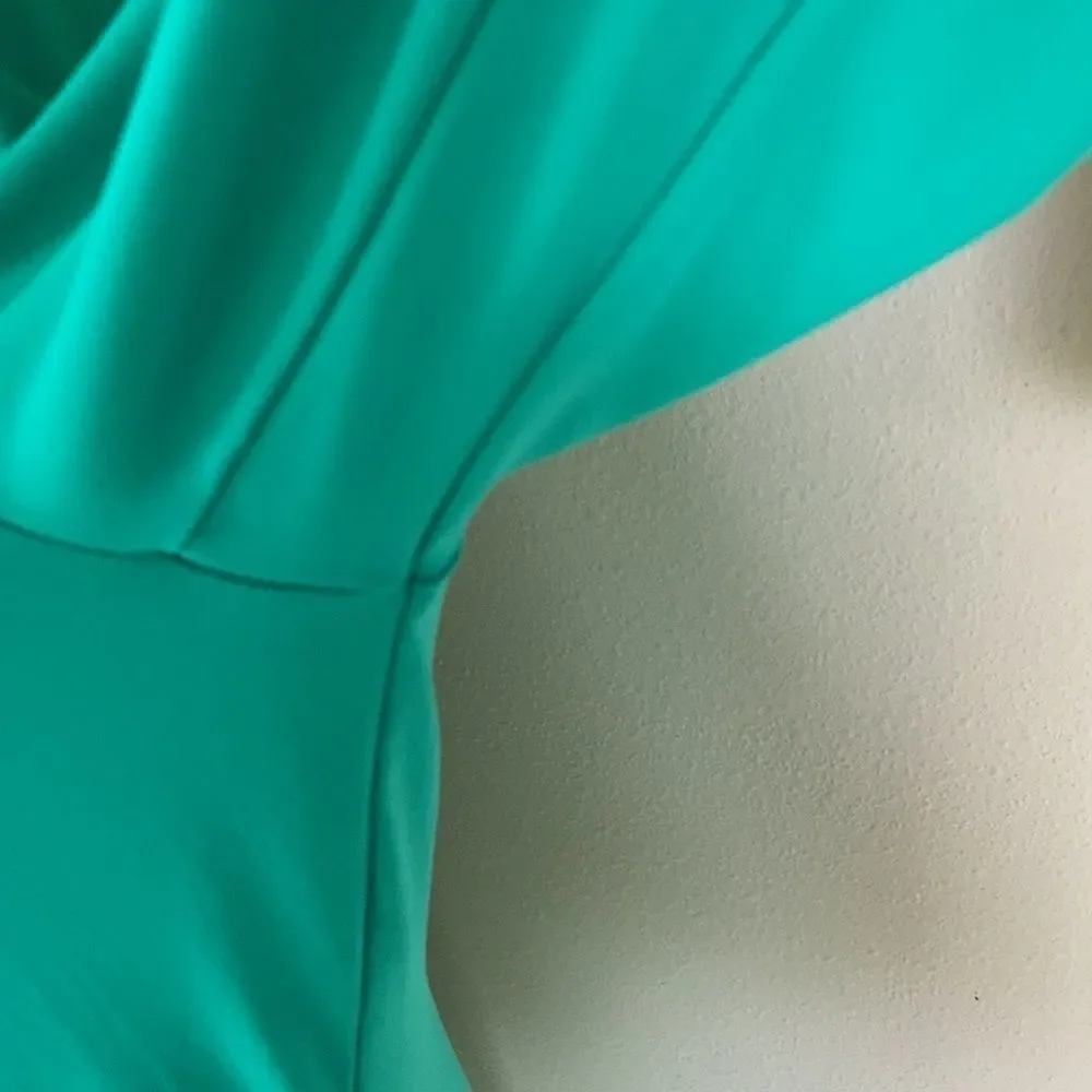 Land’s End Plus Regular Sizes Coverup Ruched Rashguard tunic Green Various